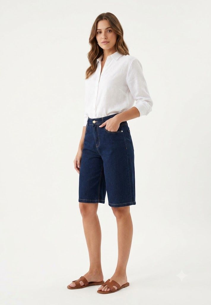 Classic Indigo Bermuda 